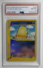 V1116: 2003: PSYDUCK-REV.FOIL: 104/147: AQUAPOLIS: PSA 8: NM-MT: 87502353